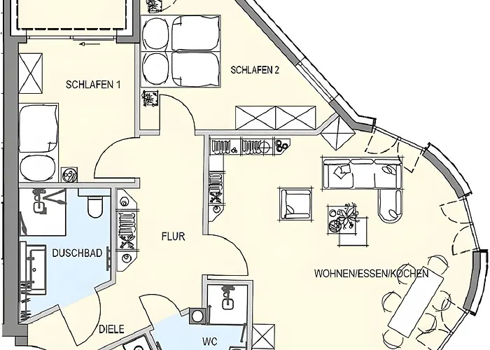 Duhner Allee 10, Moewenblick Lejlighed